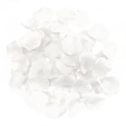 Hvide rosenblade 500 stk.