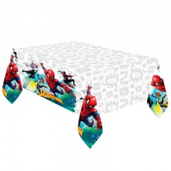 Plastikdug Spiderman Team Up 120x180 cm.