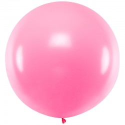 Stor Lyserød ballon. 90. cm