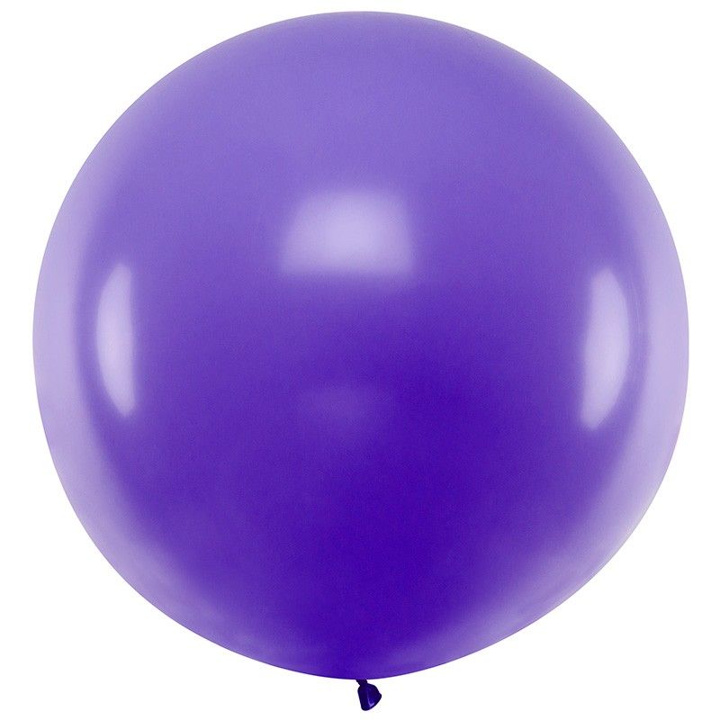 Stor Lilla ballon. 90. cm