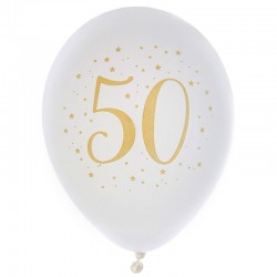 50 års fødselsdagsballoner