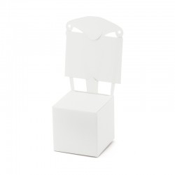 Gaveæske stol hvid. 10 stk