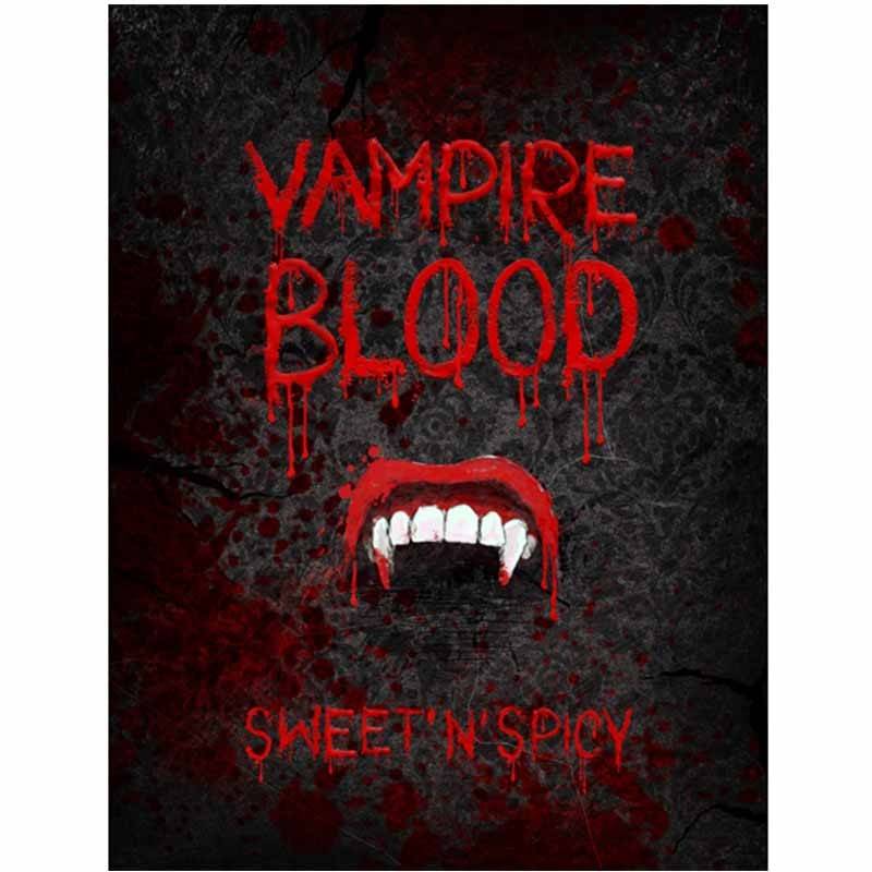 Flaskelabel vampire blood. 10 Stk