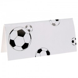 Glaskort med fodbolde. 10 stk. 7 x 3,3 cm