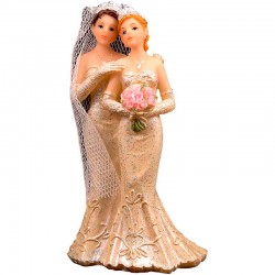 Billede af Bryllupsfigur 2 kvinder. 10 cm