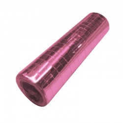 metallic lys pink serpentiner. 1 stk