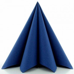 airlaid tekstilservietter blå 40 x 40 cm. 25 stk