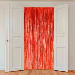 folie dørgardin orange. 1 X 2,4 m