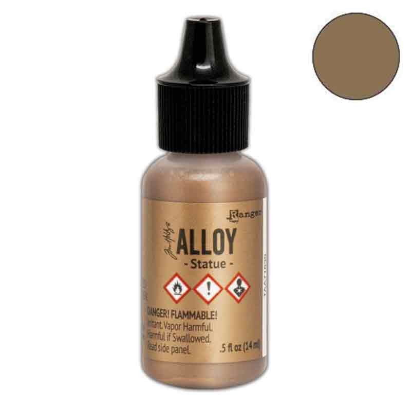 Tim holtz alcohol ink alloy. statue