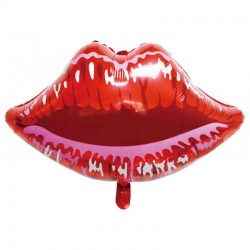 folieballon lips. 74 x 61 cm
