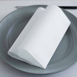 dunisoft serviet 40 x 40 cm hvid borddækning