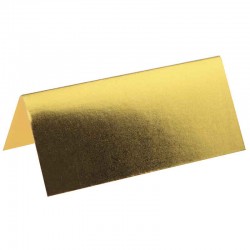 bordkort guld metallic. 10 stk