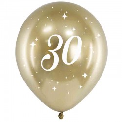 guld balloner 30 års fødselsdag