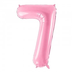 tal ballon 7 lyserød. 86 cm