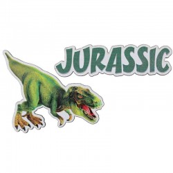 t-rex dinosaur og jurassic pynt. 2 X 5 stk