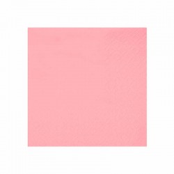 små servietter rosa 21 x 20 cm. 25 stk