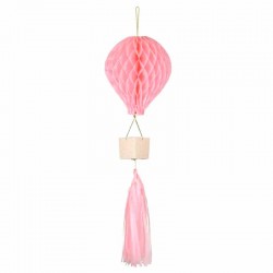 honeycomb - luftballon lyserød