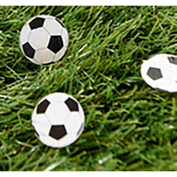 Hvid sort fodbold konfetti