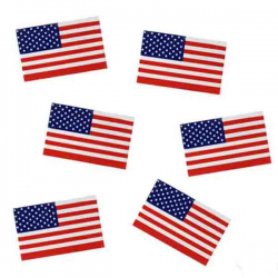USA Strø flag. 50 stk