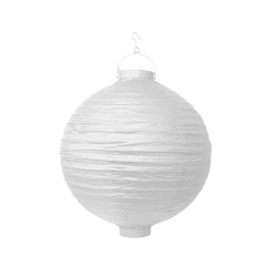 Hvid LED lanterne 20 cm