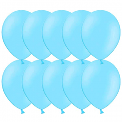 Lyseblå balloner 12" - 100 Stk