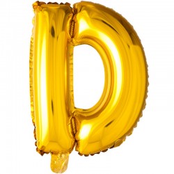 Billede af 102 cm Guld Bogstav Balloner guld 102 cm D