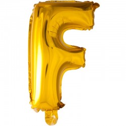 Billede af 102 cm Guld Bogstav Balloner guld 102 cm F