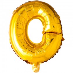 Billede af 102 cm Guld Bogstav Balloner guld 102 cm O