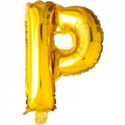Billede af 102 cm Guld Bogstav Balloner guld 102 cm P