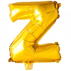 41 cm guld folie balloner bogstav Z