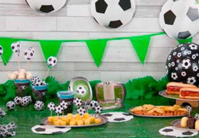 Fodbold fødselsdag I Køb bordpynt til en sej fodboldfest
