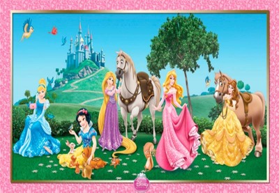 Prinsesse børnefødselsdag | Disney Heartstrong - bordpynt til fest