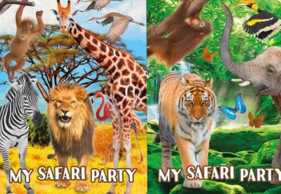 Safari tema fødselsdag I Hold en sej jungle tema fest